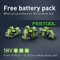  Festool FREE Battery Promotion